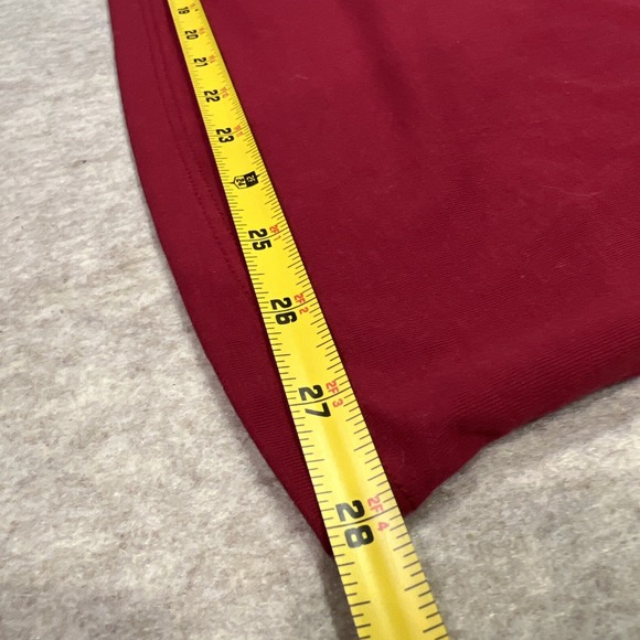 Torrid Classic Fit Long Sleeve Tee sz 3 Cotton blend Maroon NWOT - Picture 4 of 6